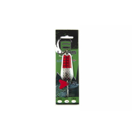E Lures Spoon 18g SILVER-RED